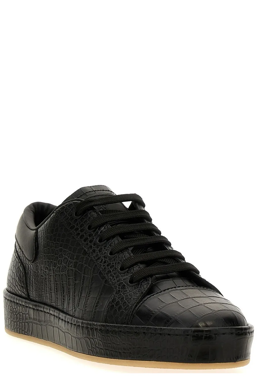 Giuseppe Zanotti Gz-City Embossed Lace-Up Sneakers