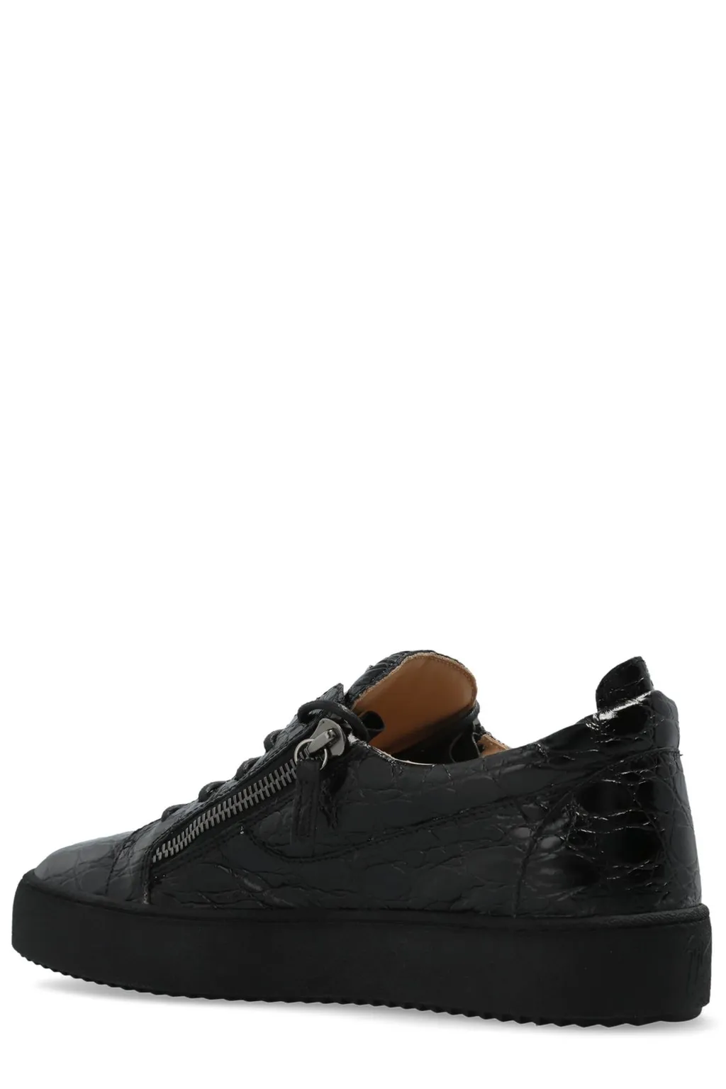 Giuseppe Zanotti Frankie Zip Detailed Lace-Up Sneakers