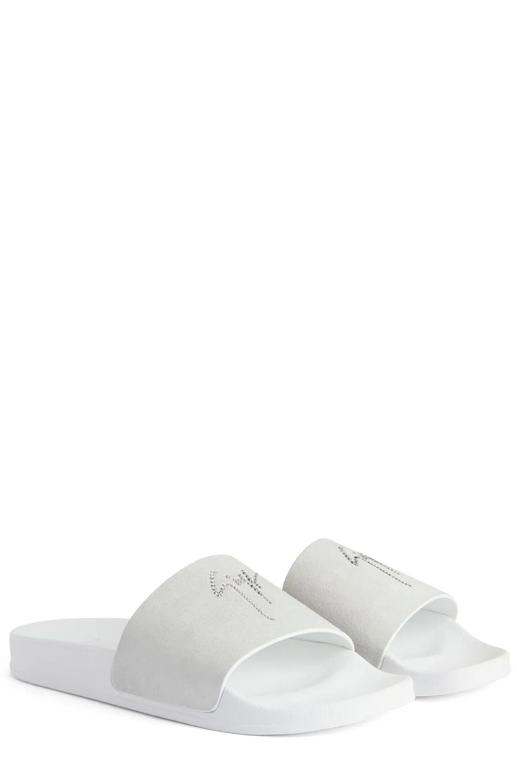 Giuseppe Zanotti Brett Embellished Slip-On Slides