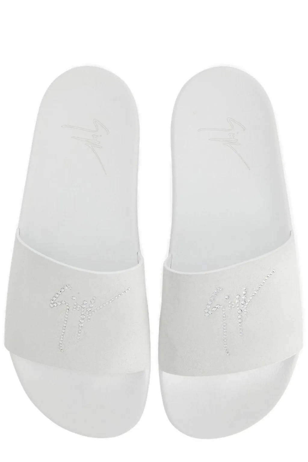 Giuseppe Zanotti Brett Embellished Slip-On Slides