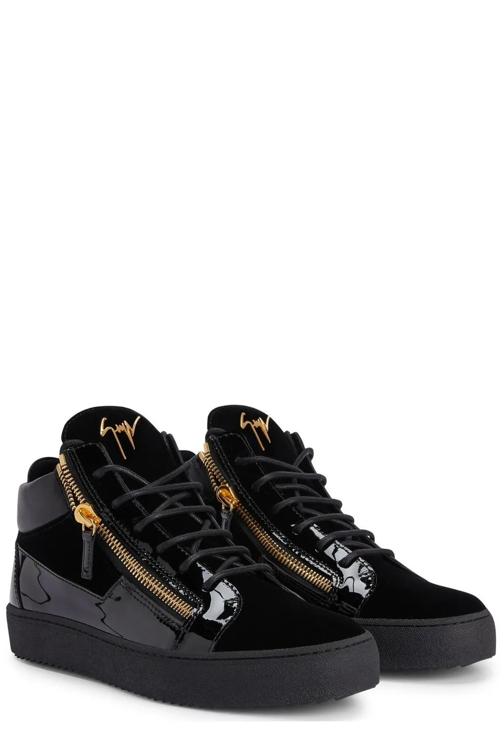 Giuseppe Zanotti Kriss High-Top Lace-Up Sneakers