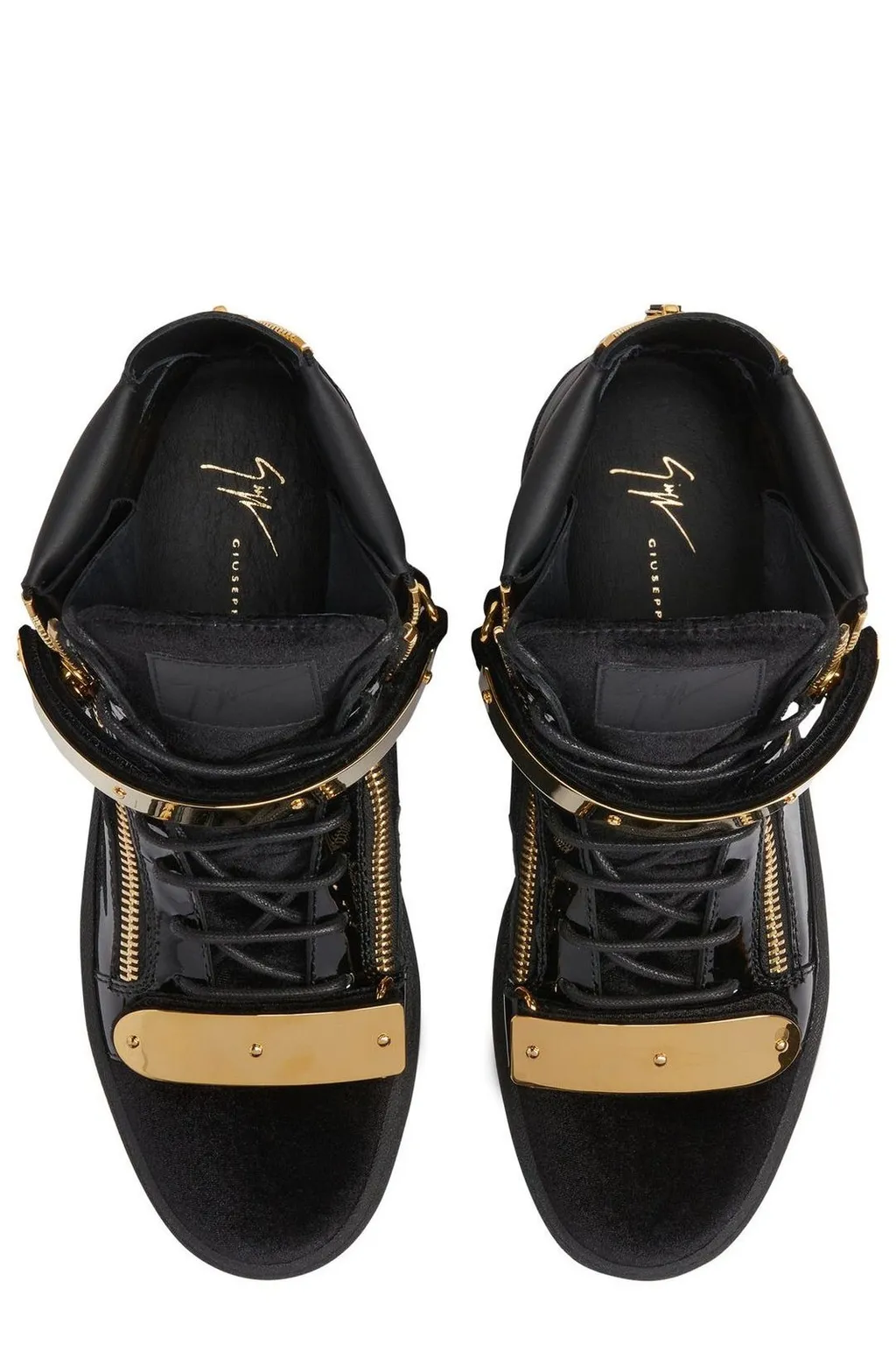 Giuseppe Zanotti Coby Zip Detailed High-Top Sneakers