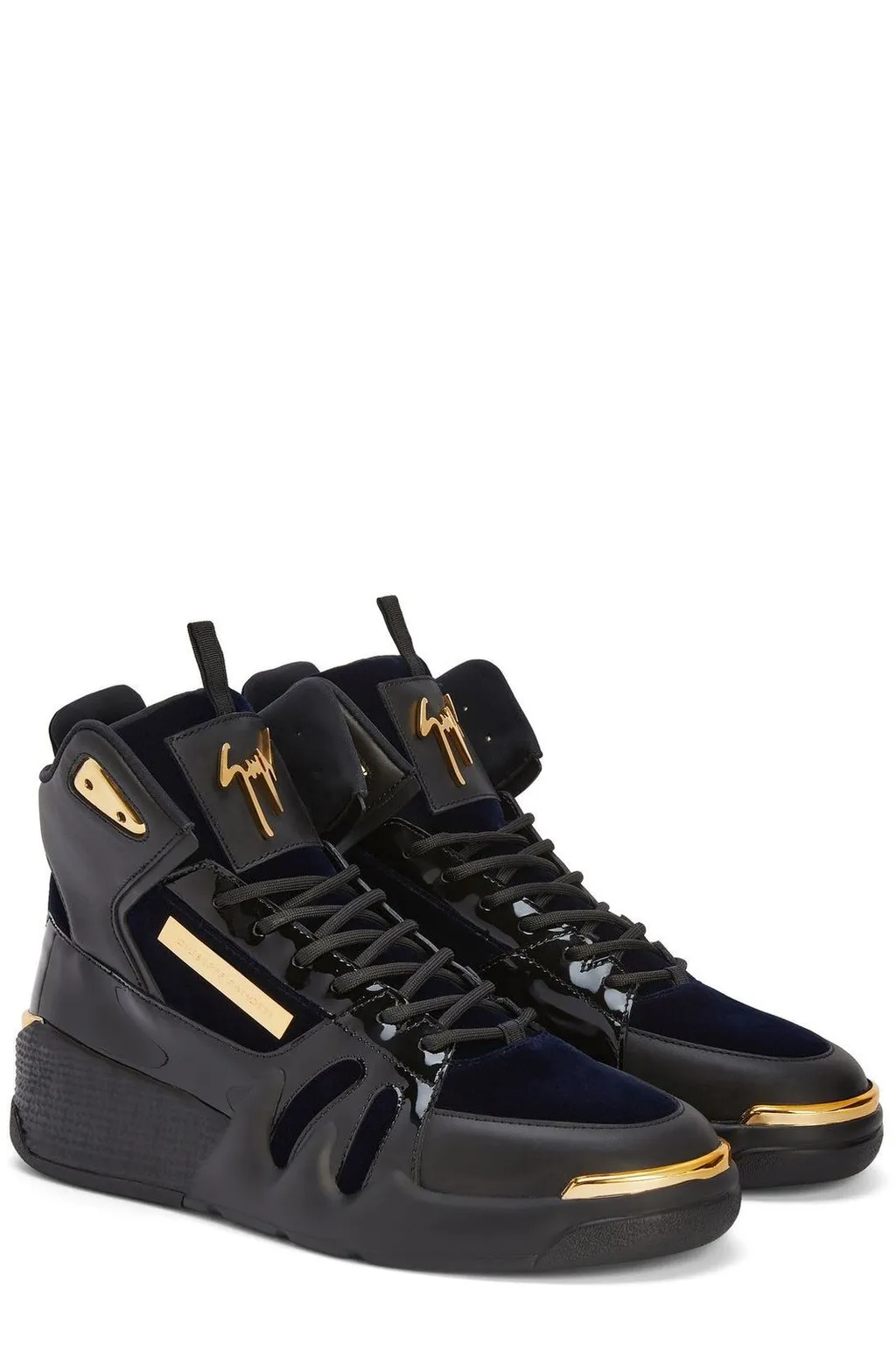 Giuseppe Zanotti Talon High-Top Lace-Up Sneakers