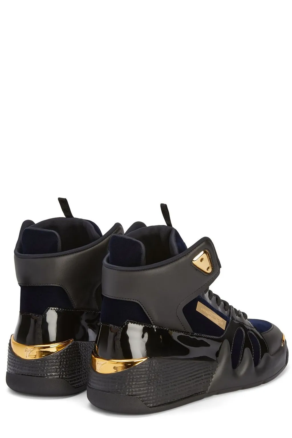 Giuseppe Zanotti Talon High-Top Lace-Up Sneakers