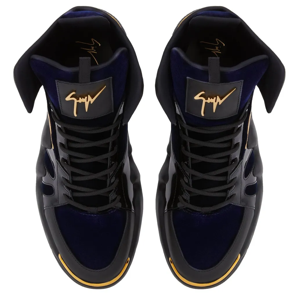 Giuseppe Zanotti Talon High-Top Lace-Up Sneakers