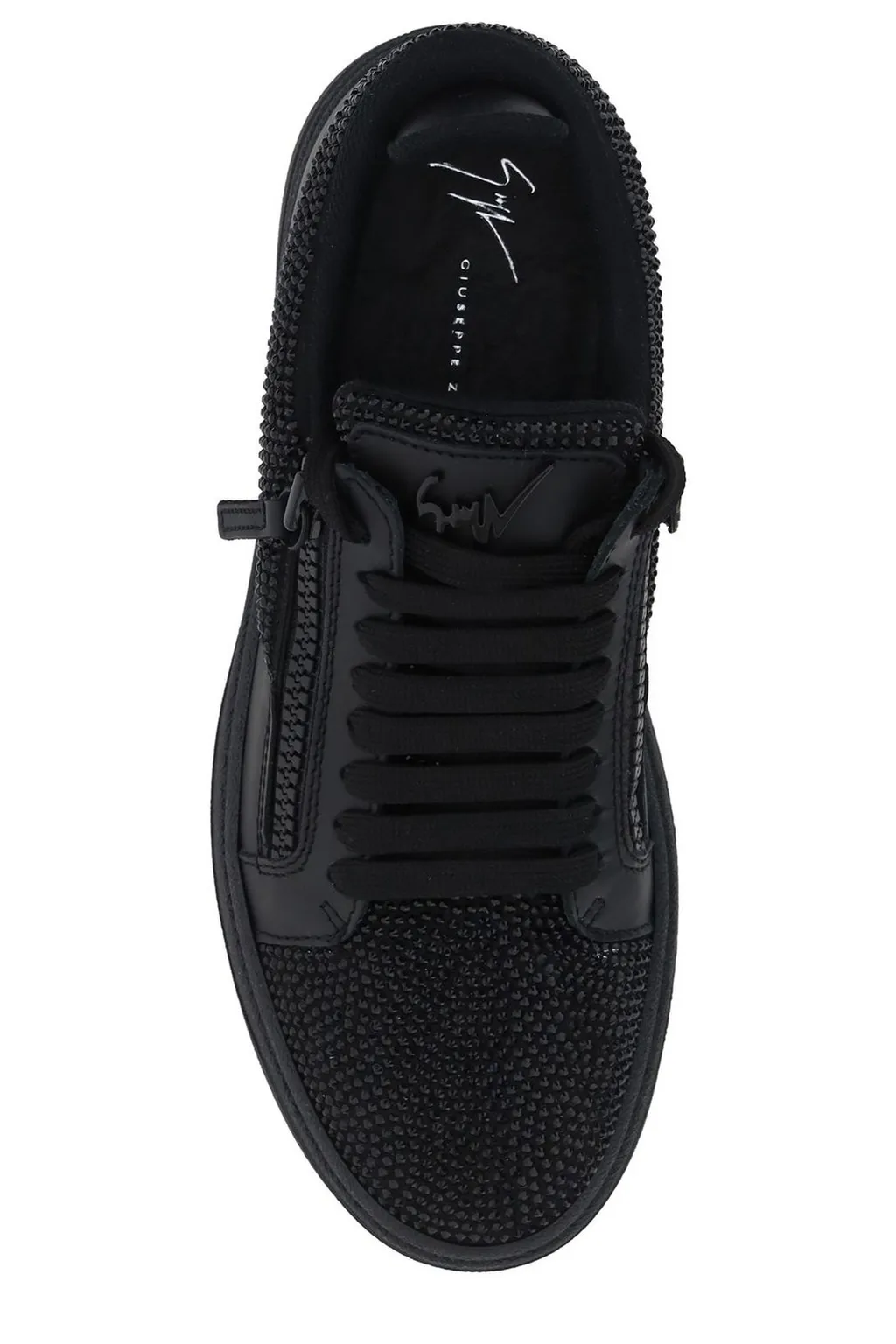Giuseppe Zanotti Gz94 Embellished Lace-Up Sneakers