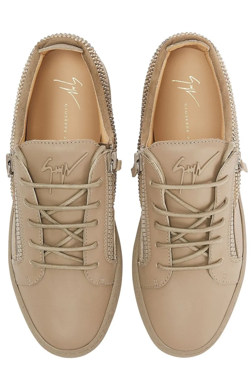 Giuseppe Zanotti Frankie Embellished Low-Top Sneakers