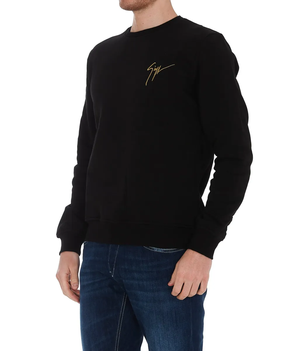 Giuseppe Zanotti Long-Sleeved Crewneck Sweatshirt