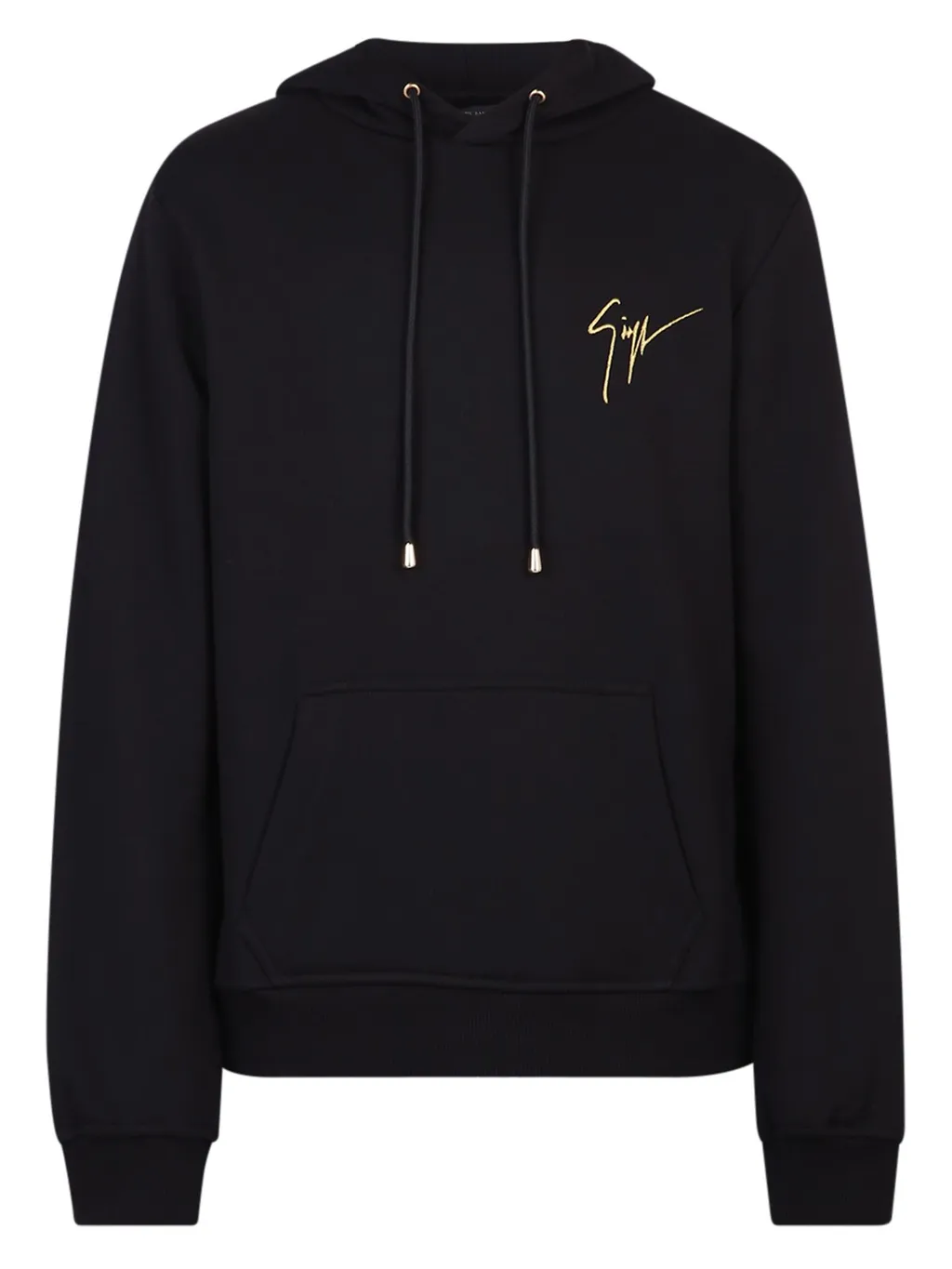 Giuseppe Zanotti Logo Embroidered Drawstring Hoodie