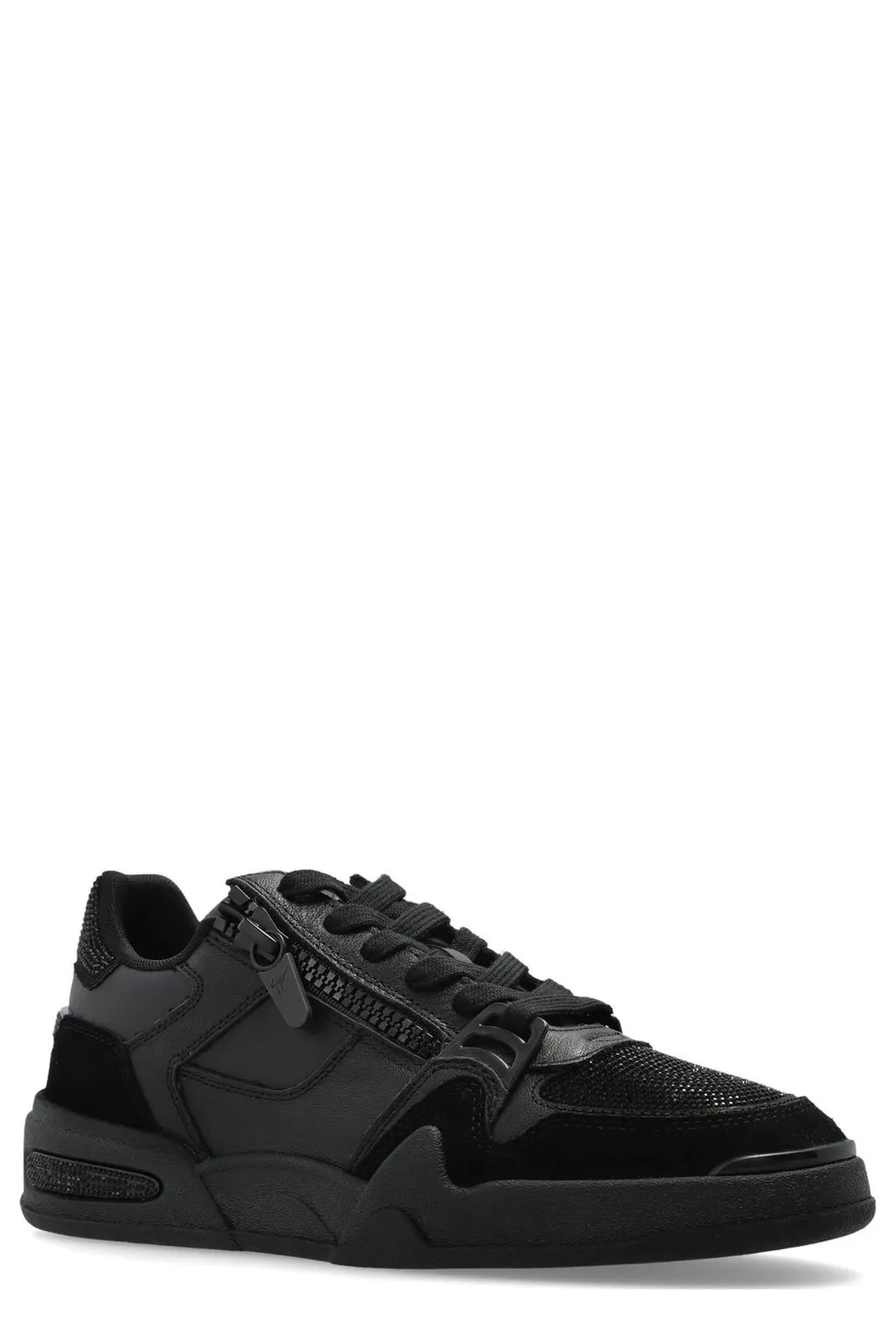 Giuseppe Zanotti Frankie Embellished Zipped Trainers