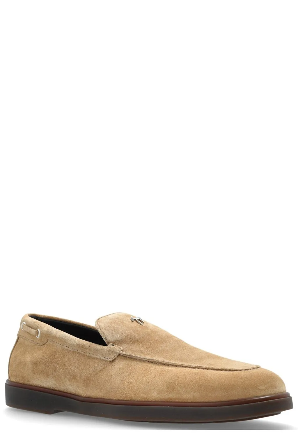 Giuseppe Zanotti Logo Plaque Slip On Shoes