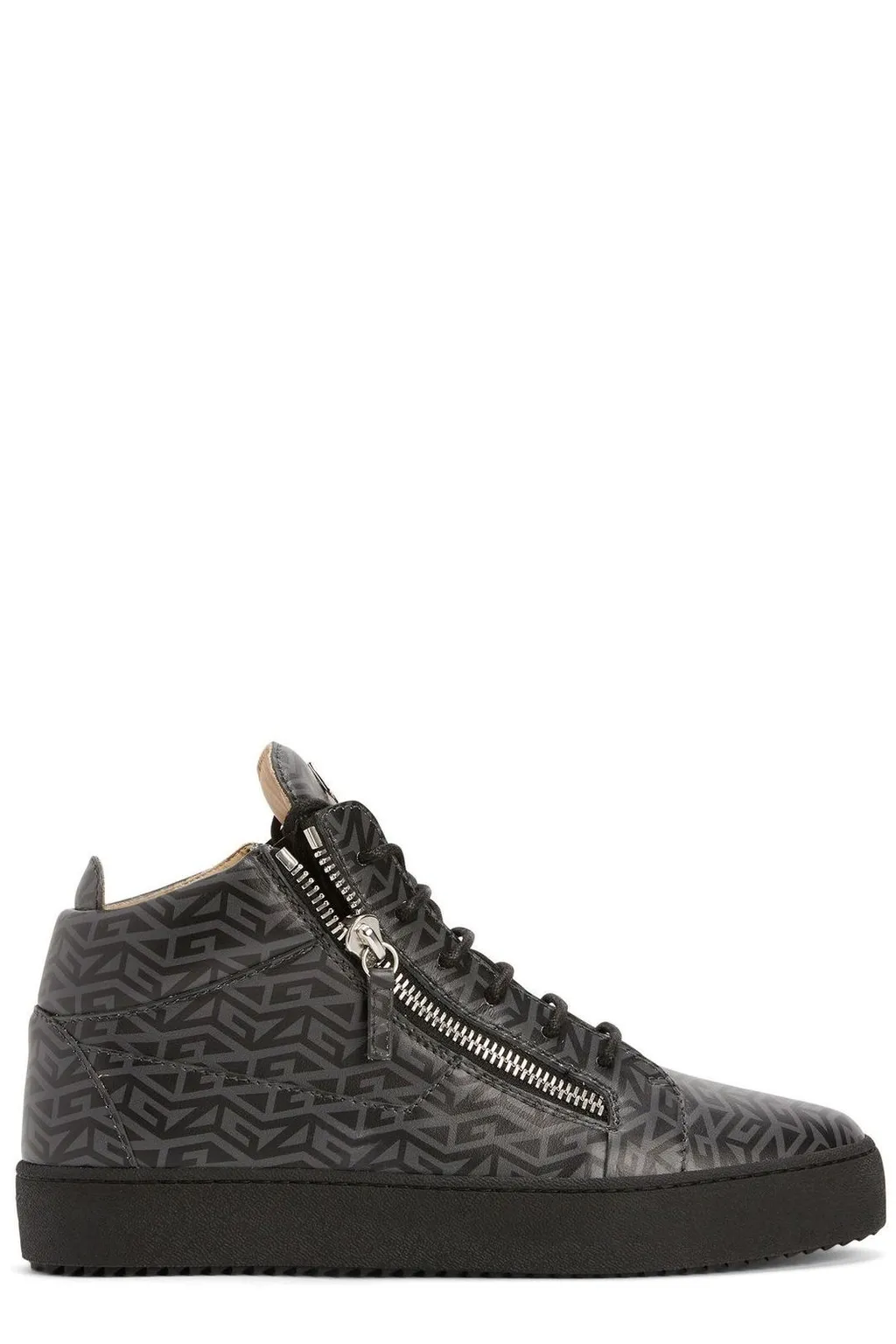 Giuseppe Zanotti Kriss Monogram Mid-Top Sneakers