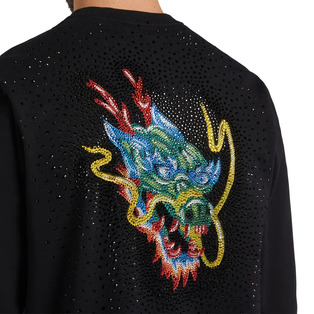 Giuseppe Zanotti Dragon Embroidered Sweatshirt