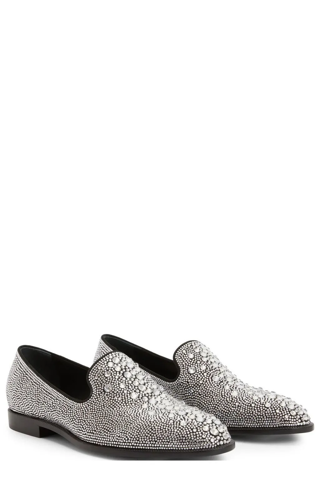 Giuseppe Zanotti Anthime Crystal-Embellished Loafers
