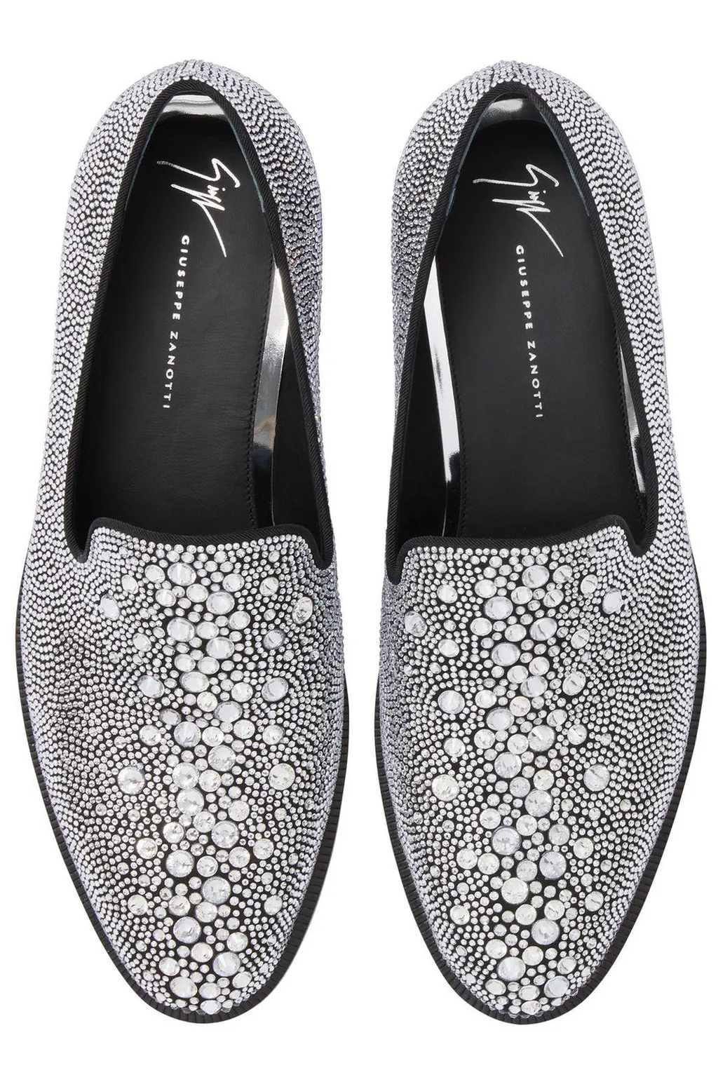 Giuseppe Zanotti Anthime Crystal-Embellished Loafers