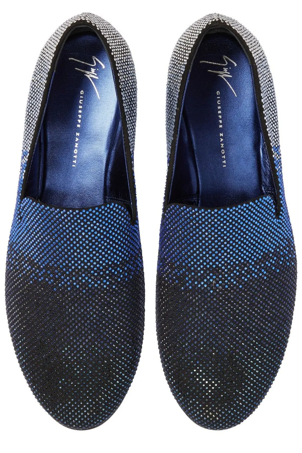 Giuseppe Zanotti Lewis Rhinestone Loafers