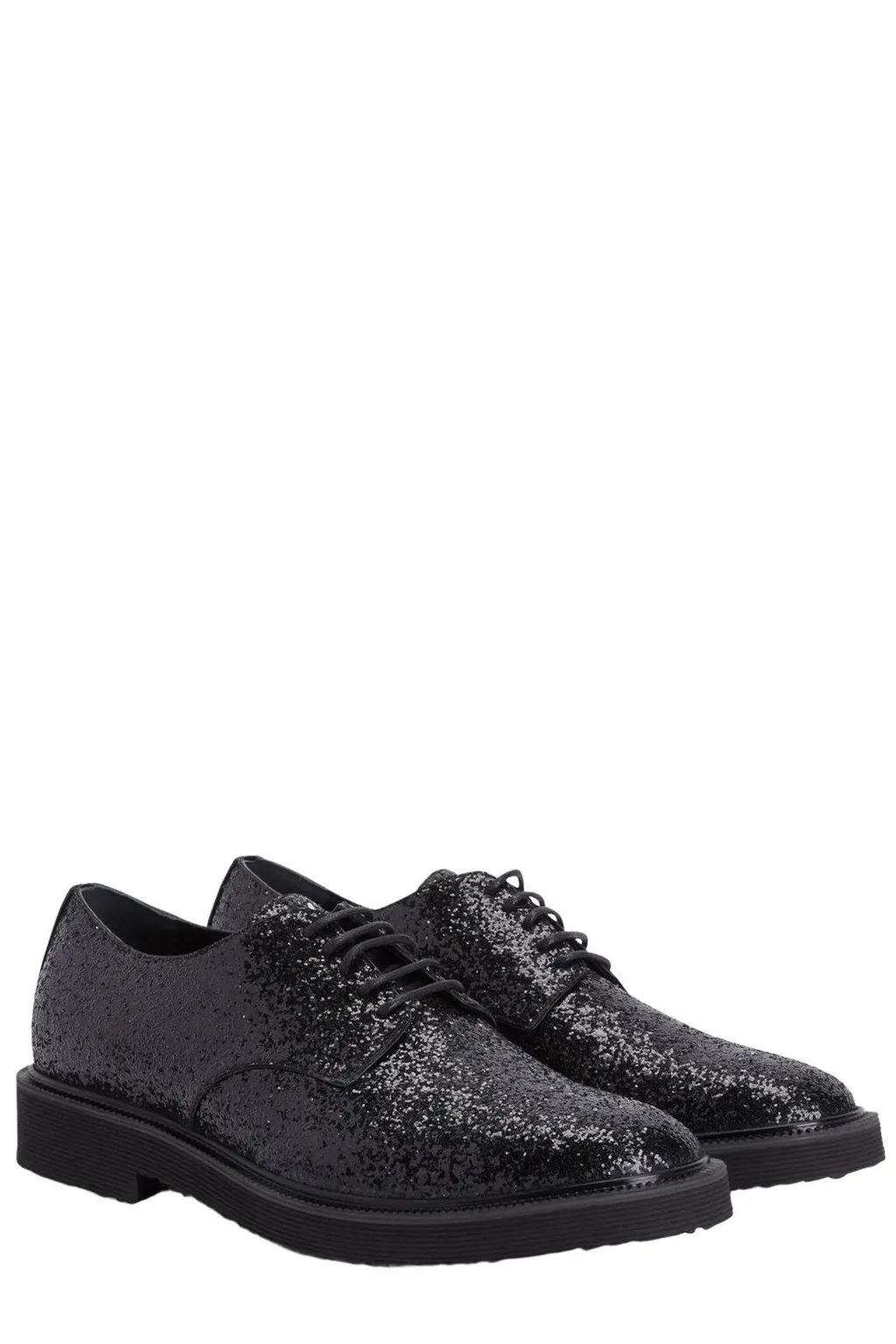 Giuseppe Zanotti Elliot Glitter Lace-Up Shoes