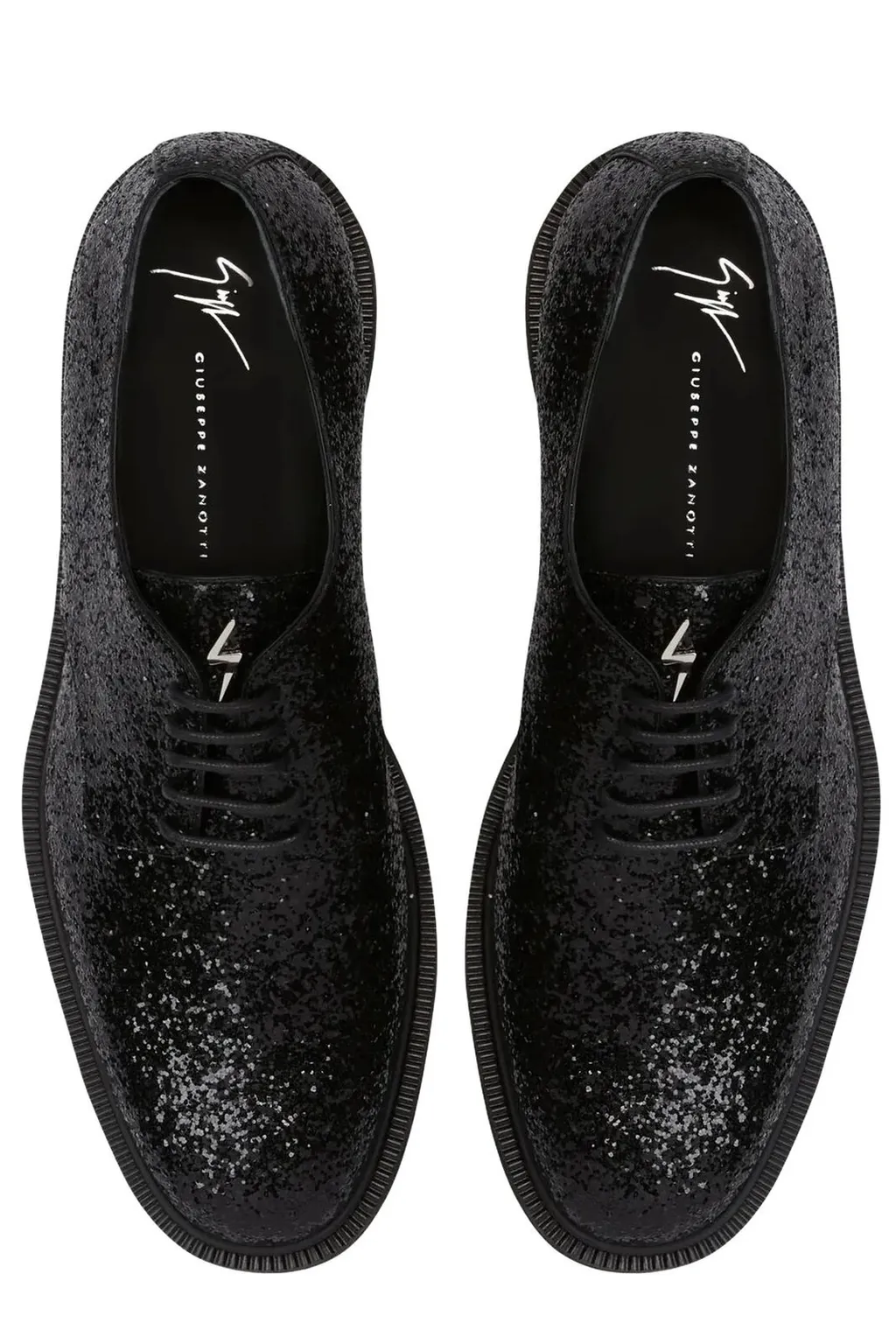 Giuseppe Zanotti Elliot Glitter Lace-Up Shoes