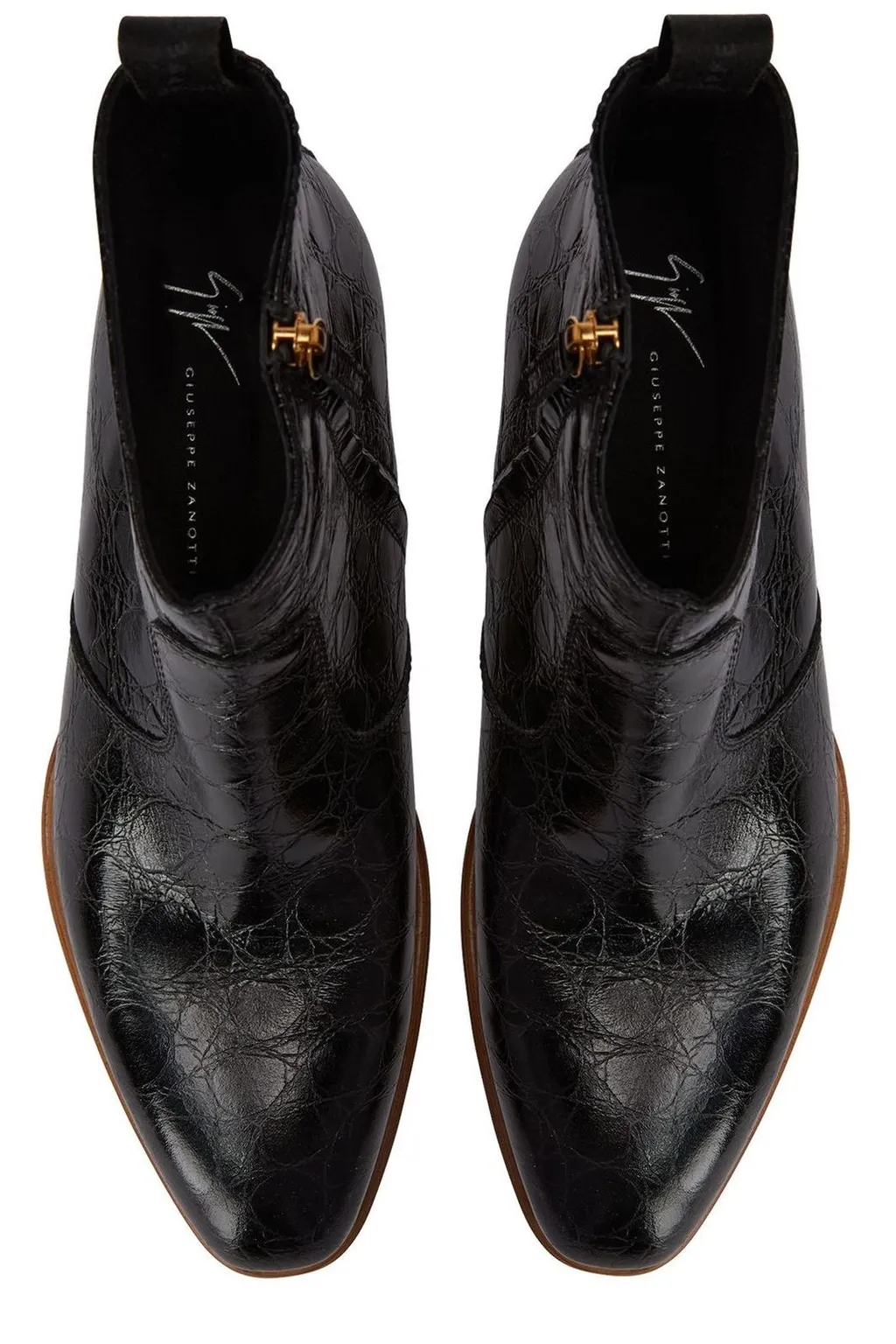 Giuseppe Zanotti Fabyen Croc-Embossed Boots
