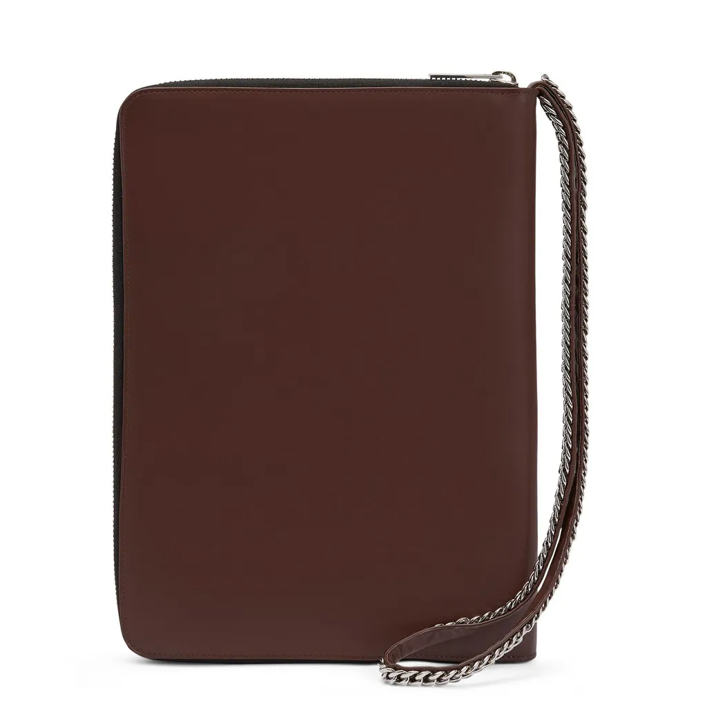 Giuseppe Zanotti Aymeric Signature Chain Clutch Bag