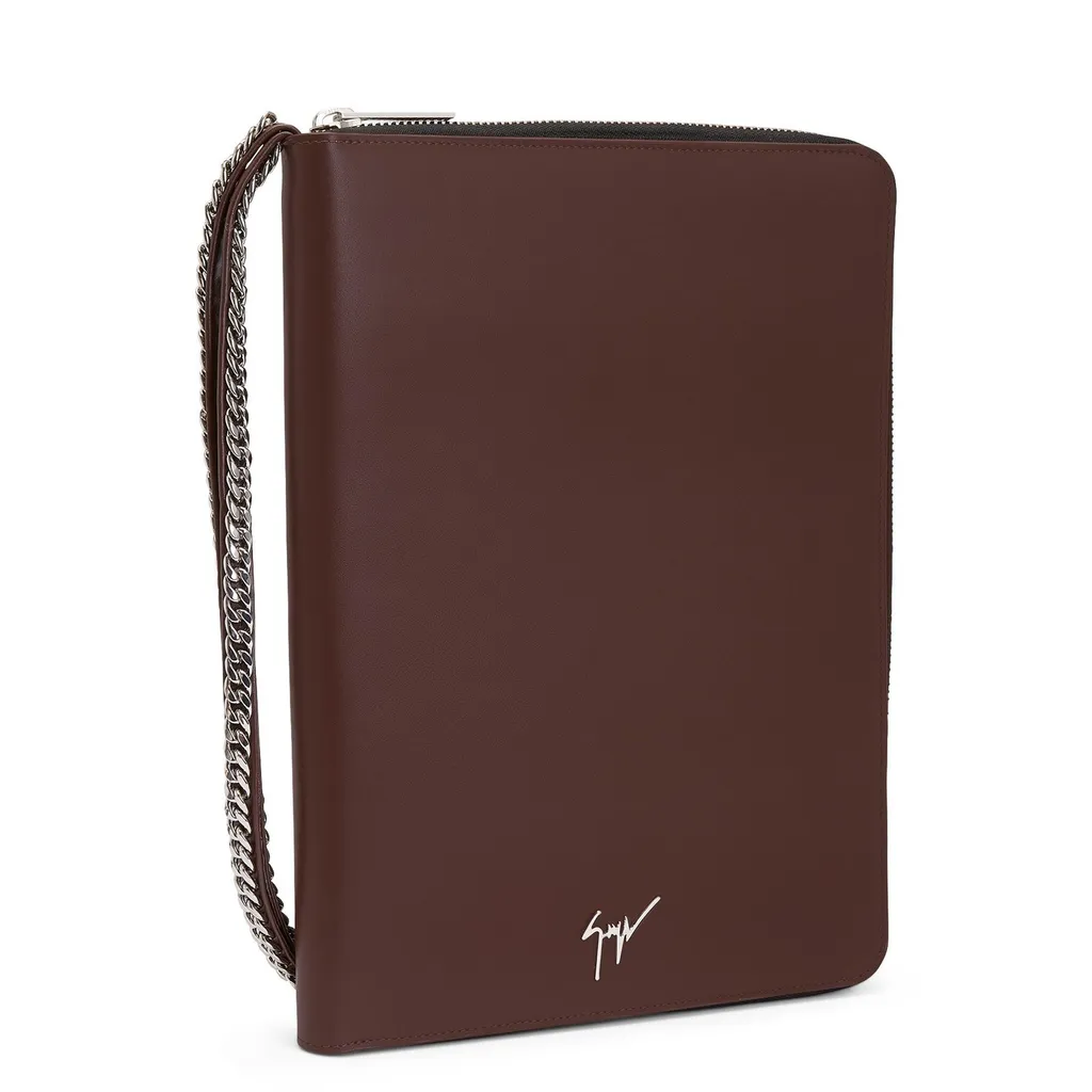 Giuseppe Zanotti Aymeric Signature Chain Clutch Bag