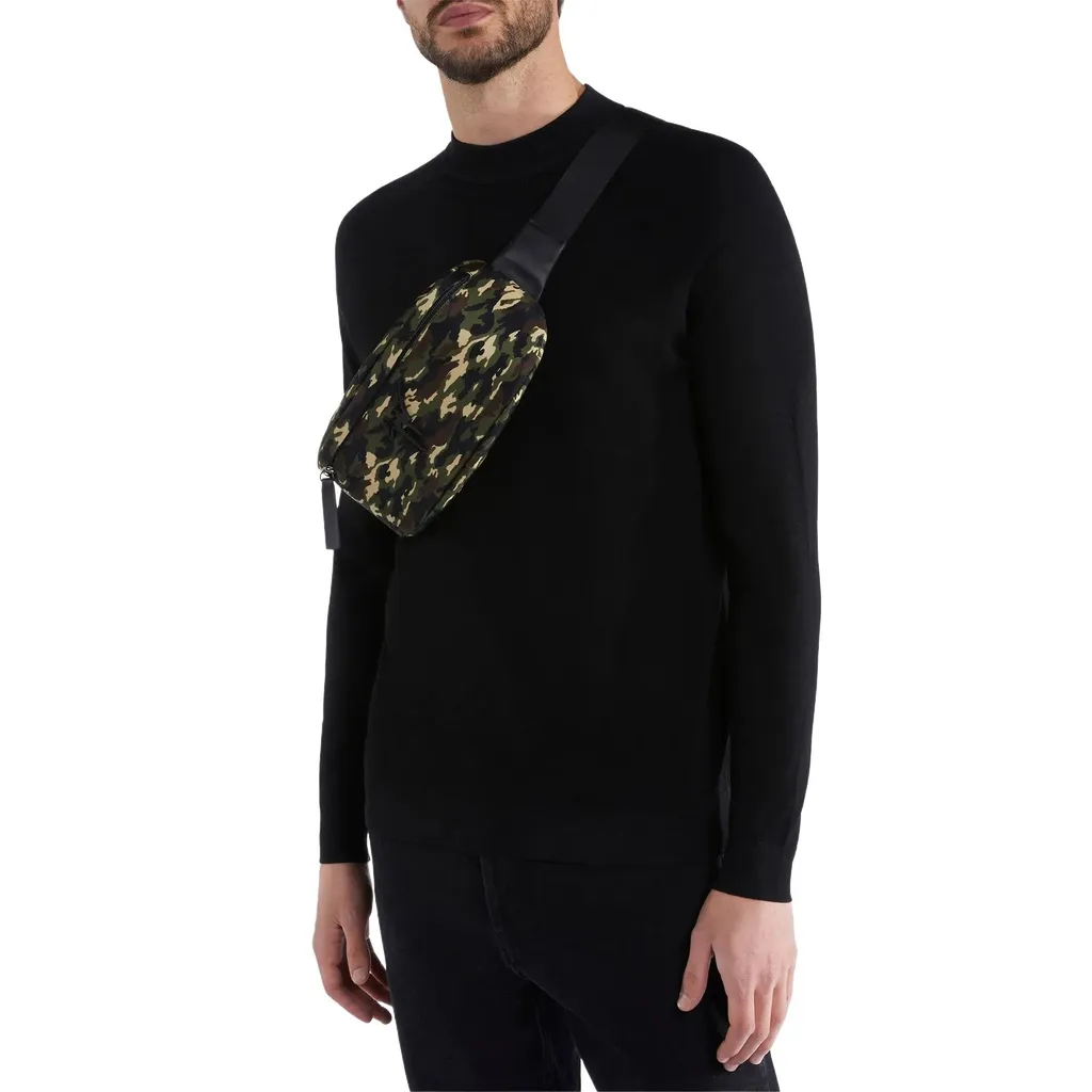 Giuseppe Zanotti Mirto Camouflage Belt Bag