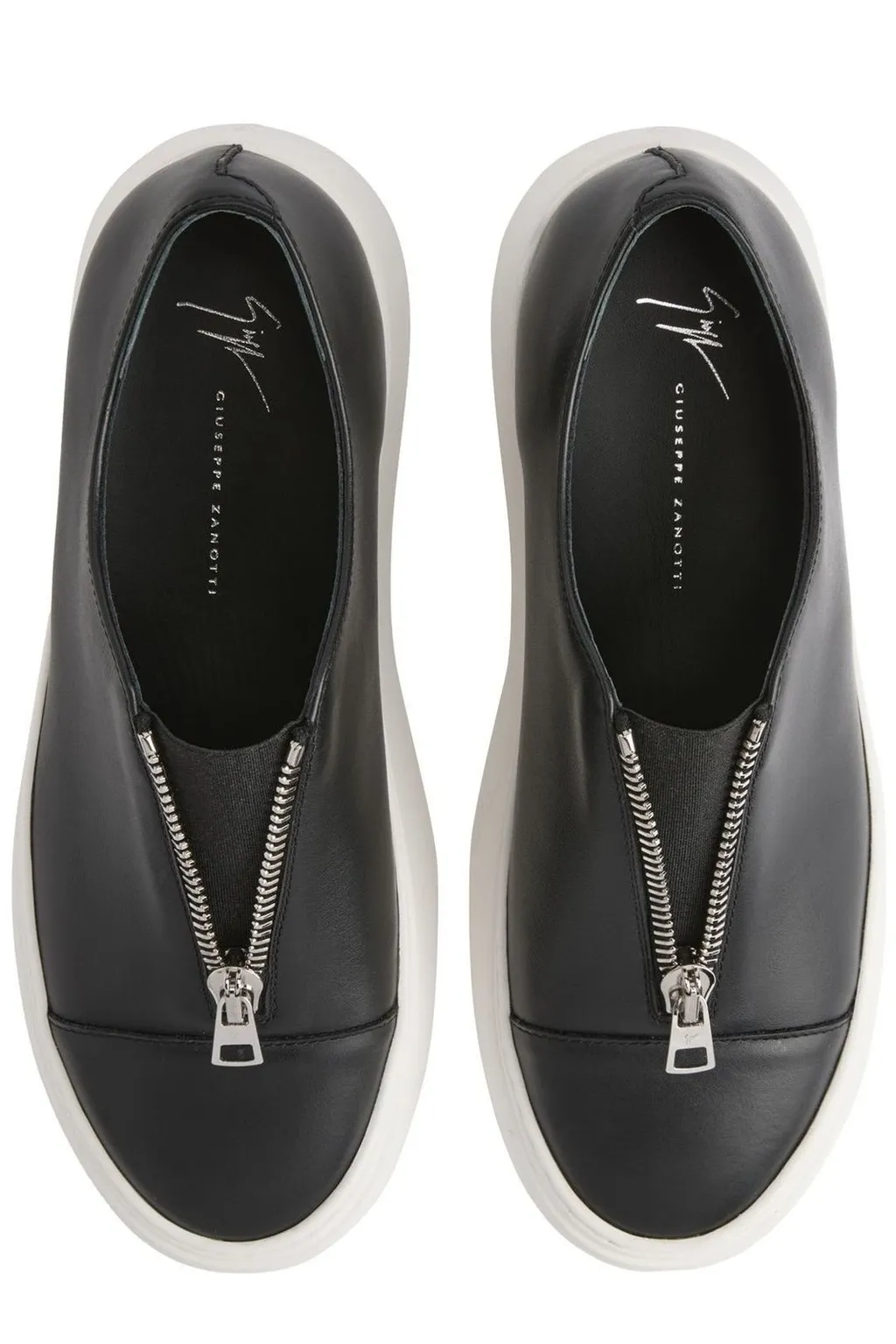 Giuseppe Zanotti Mike Elastic Zip Slip-On Sneakers