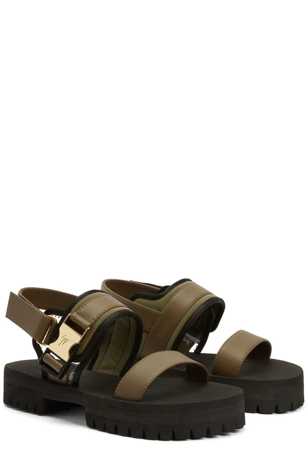 Giuseppe Zanotti Mederic Open Toe Buckled Sandals