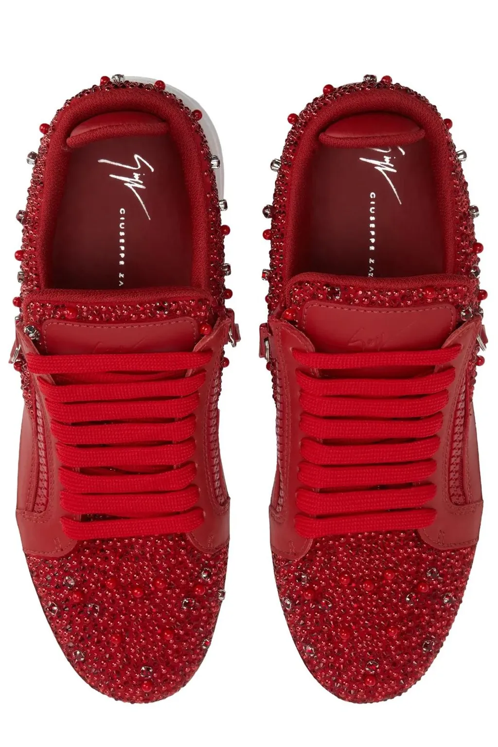 Giuseppe Zanotti Gz 94 Embellished Low-Top Sneakers