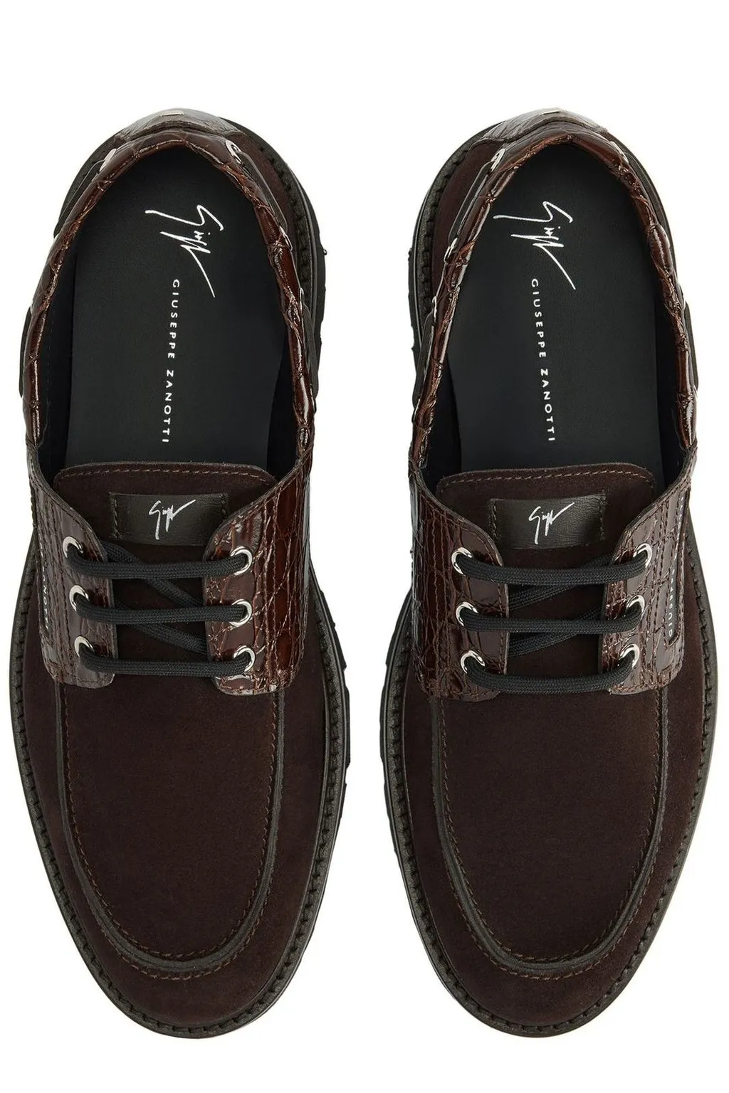 Giuseppe Zanotti Rivaux Lug-Sole Lace-Up Shoes