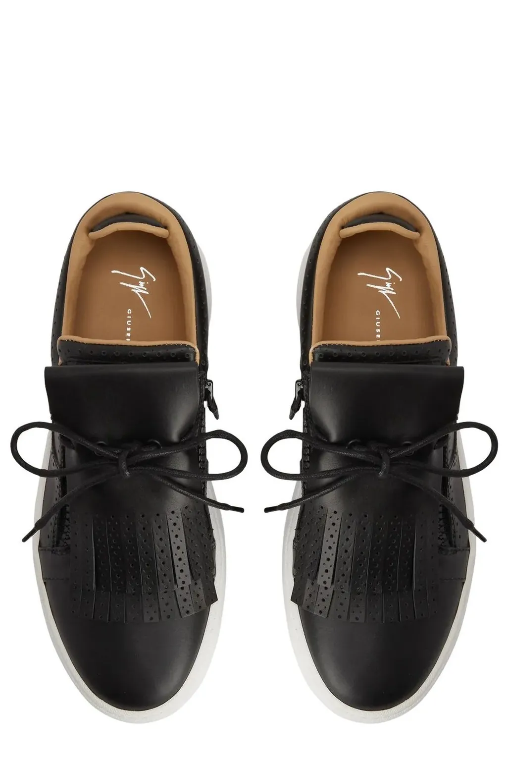 Giuseppe Zanotti Gz 94 Fringed Low Top Sneakers