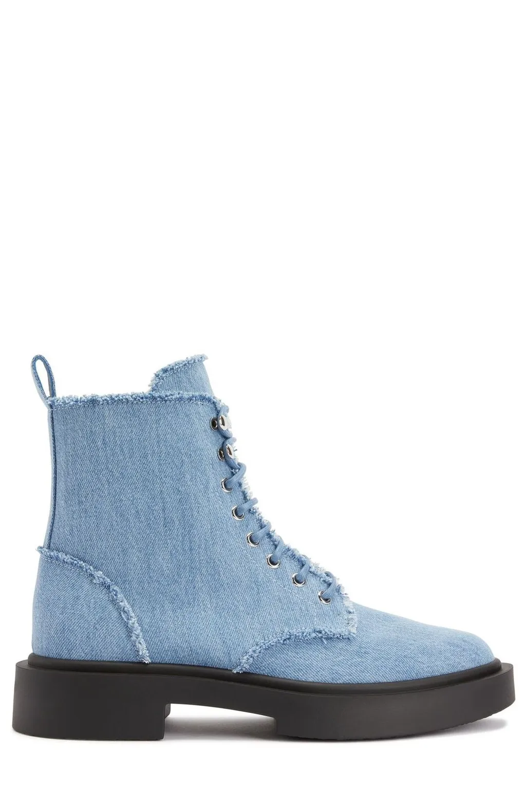 Giuseppe Zanotti Adric Frayed Biker Boots