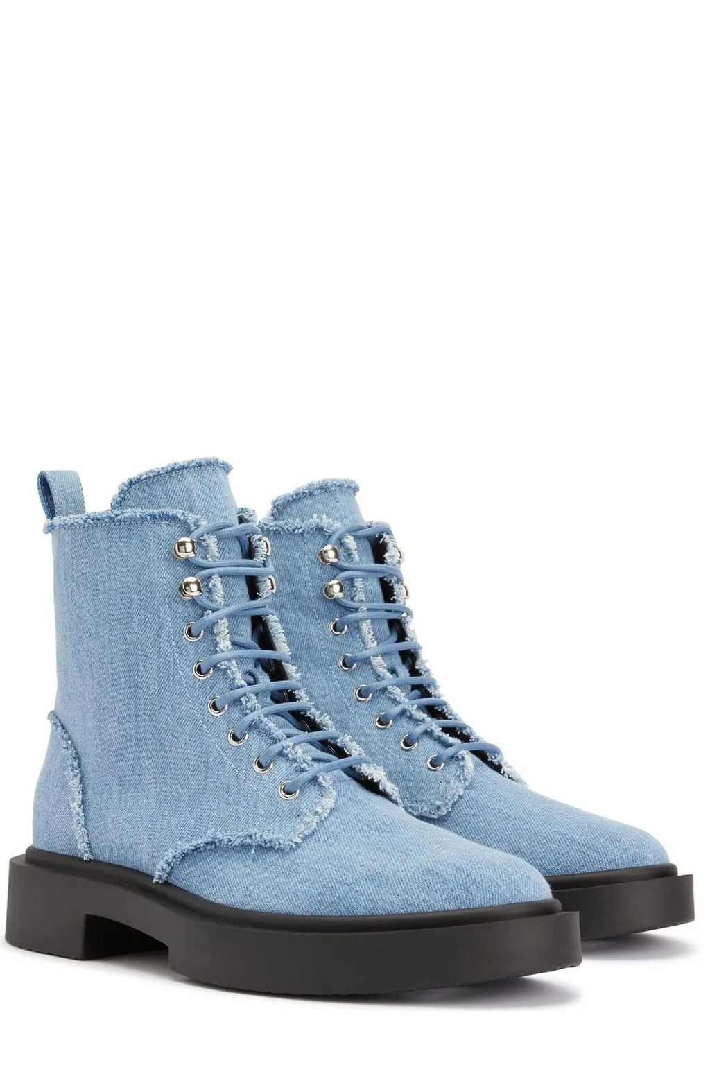 Giuseppe Zanotti Adric Frayed Biker Boots