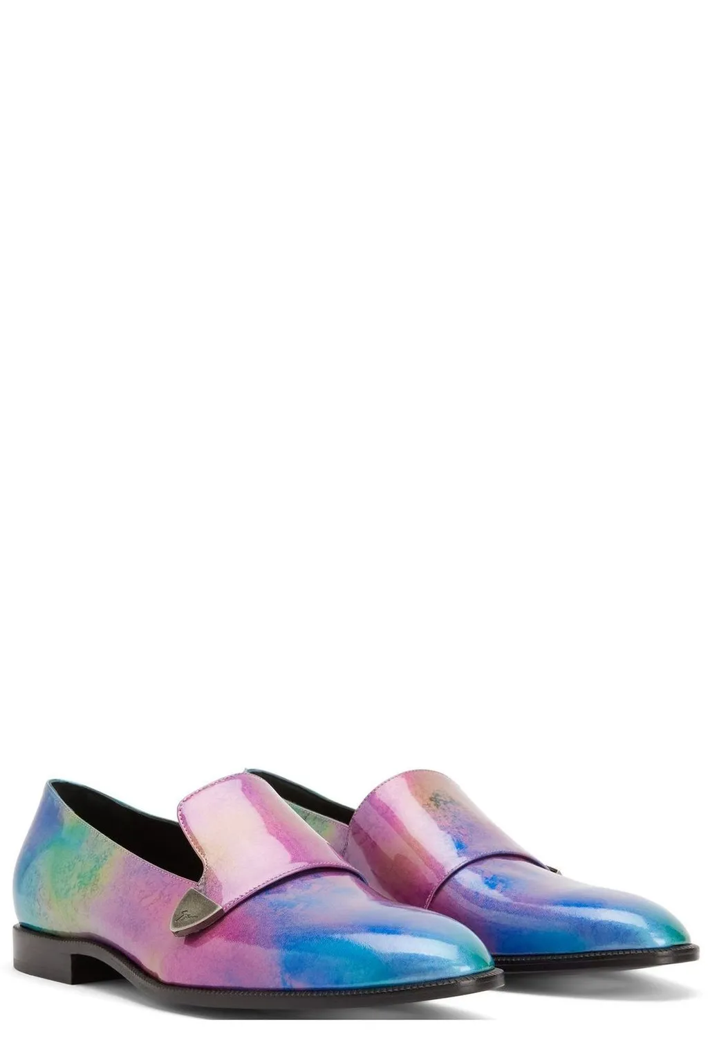 Giuseppe Zanotti Eflamm Patent-Effect Loafers