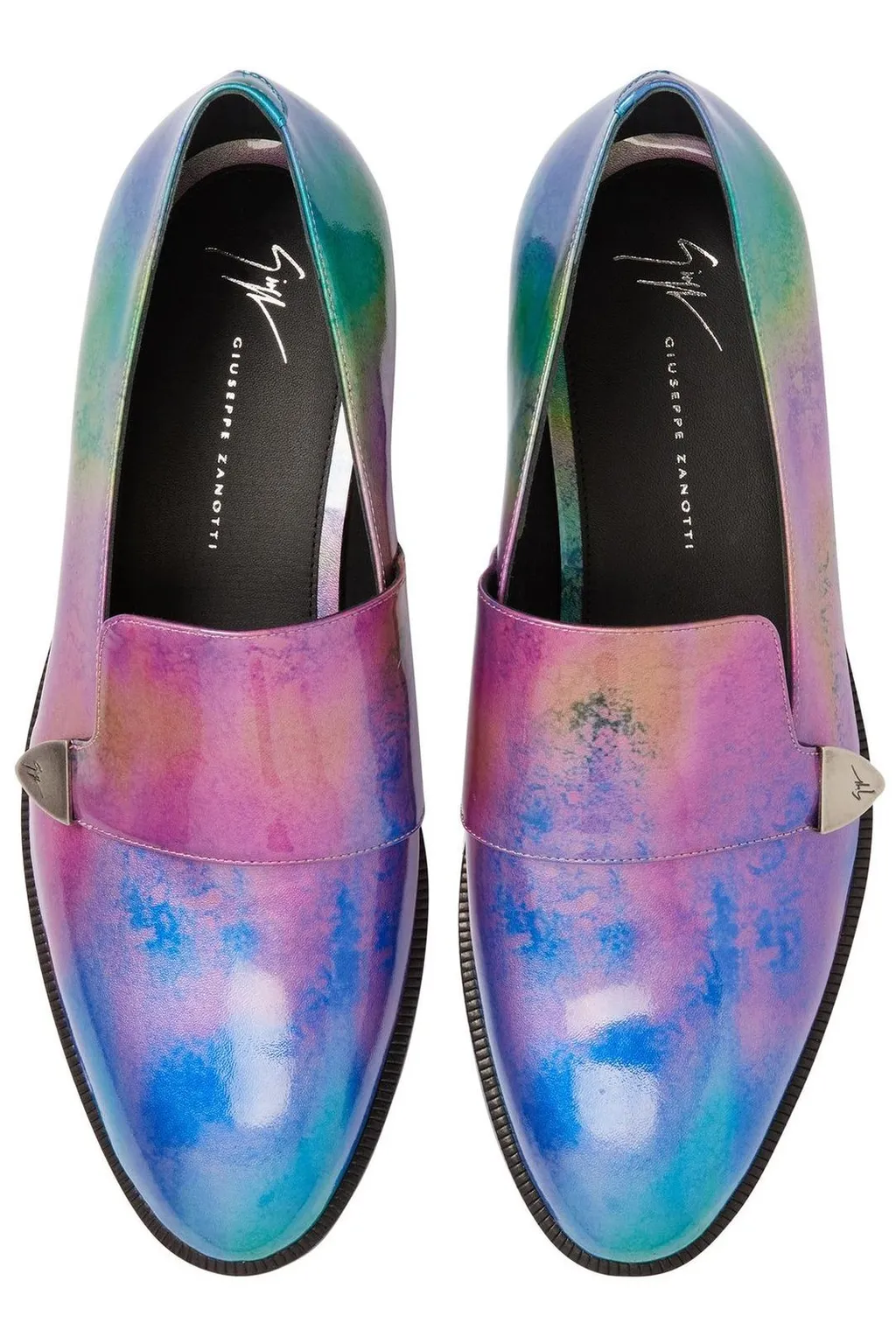 Giuseppe Zanotti Eflamm Patent-Effect Loafers