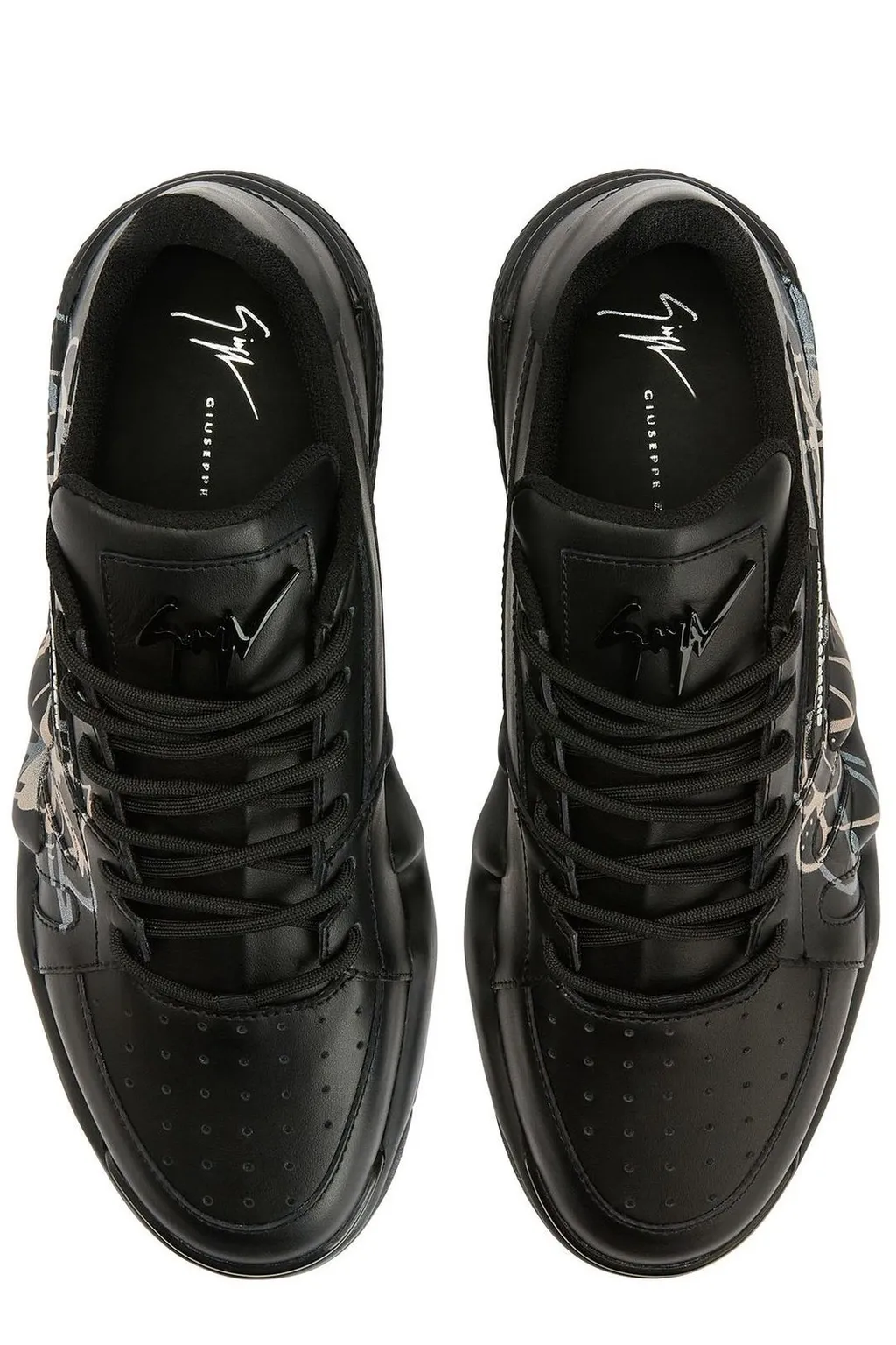 Giuseppe Zanotti Talon Mural Low Top Sneakers