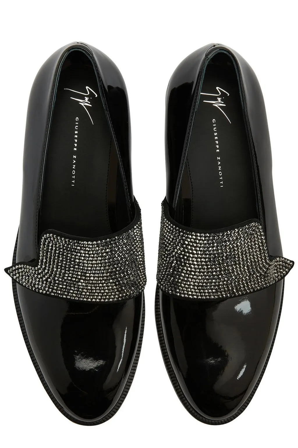 Giuseppe Zanotti Eflamm Crystal Loafers