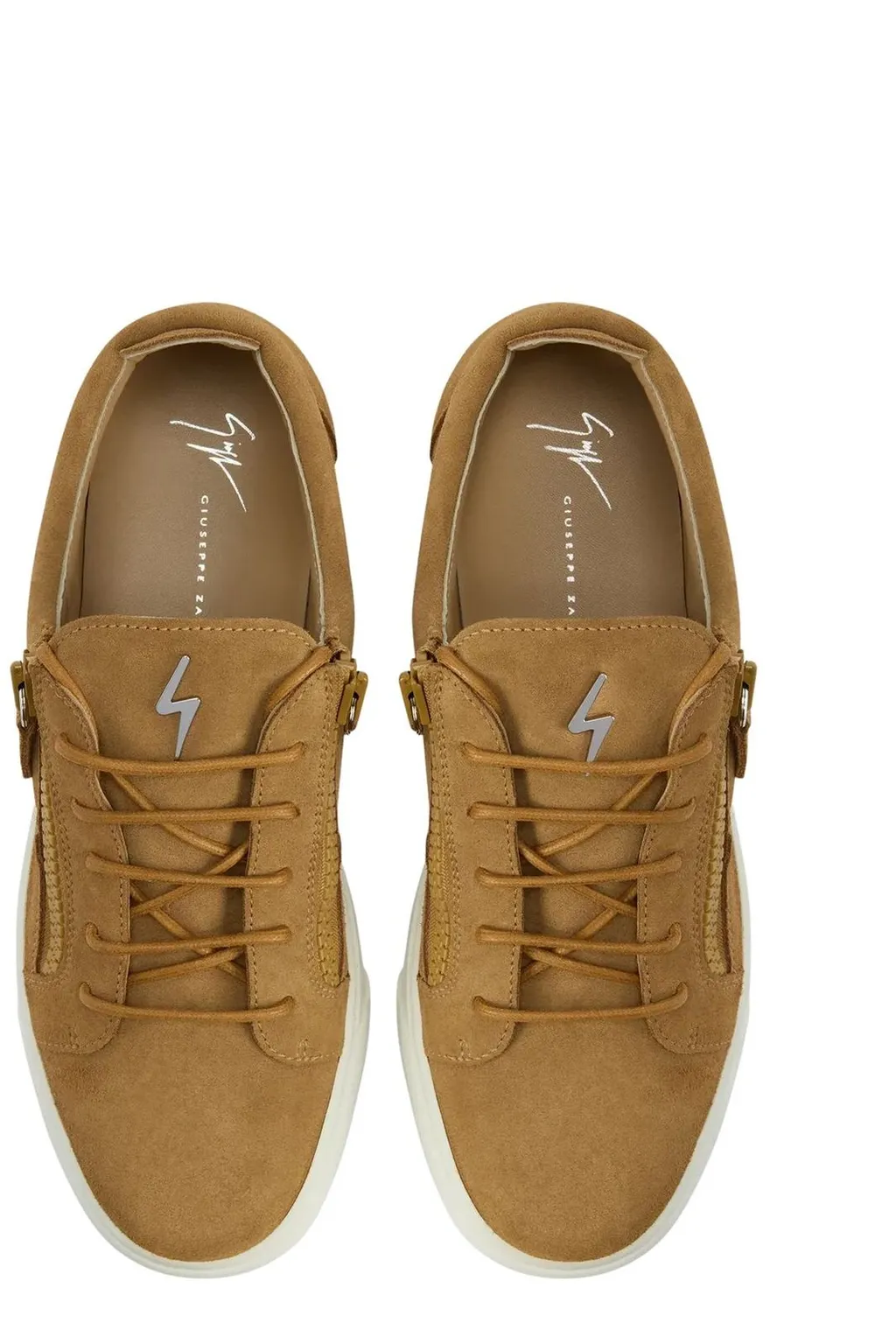 Giuseppe Zanotti Frankie Zip Detail Low Top Sneakers