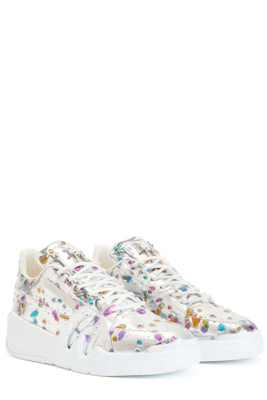 Giuseppe Zanotti Talon Rhinestone Low-Top Sneakers