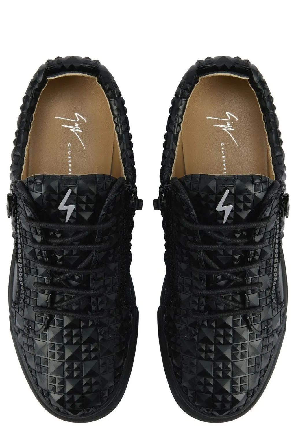 Giuseppe Zanotti Pyramid-Effect Low-Top Sneakers