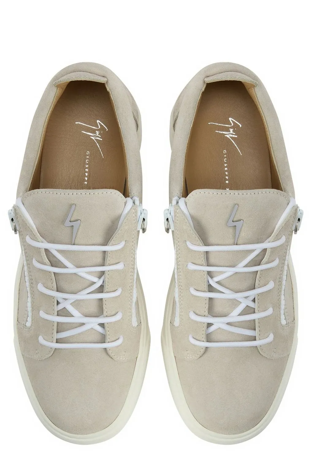 Giuseppe Zanotti Lightning Bolt Low-Top Sneakers