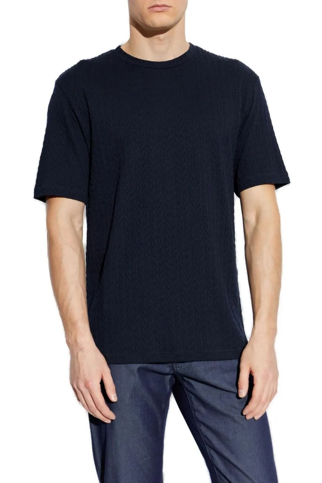 Giorgio Armani Short-Sleeved Crewneck Jumper