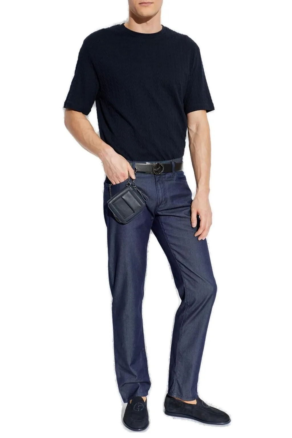 Giorgio Armani Short-Sleeved Crewneck Jumper