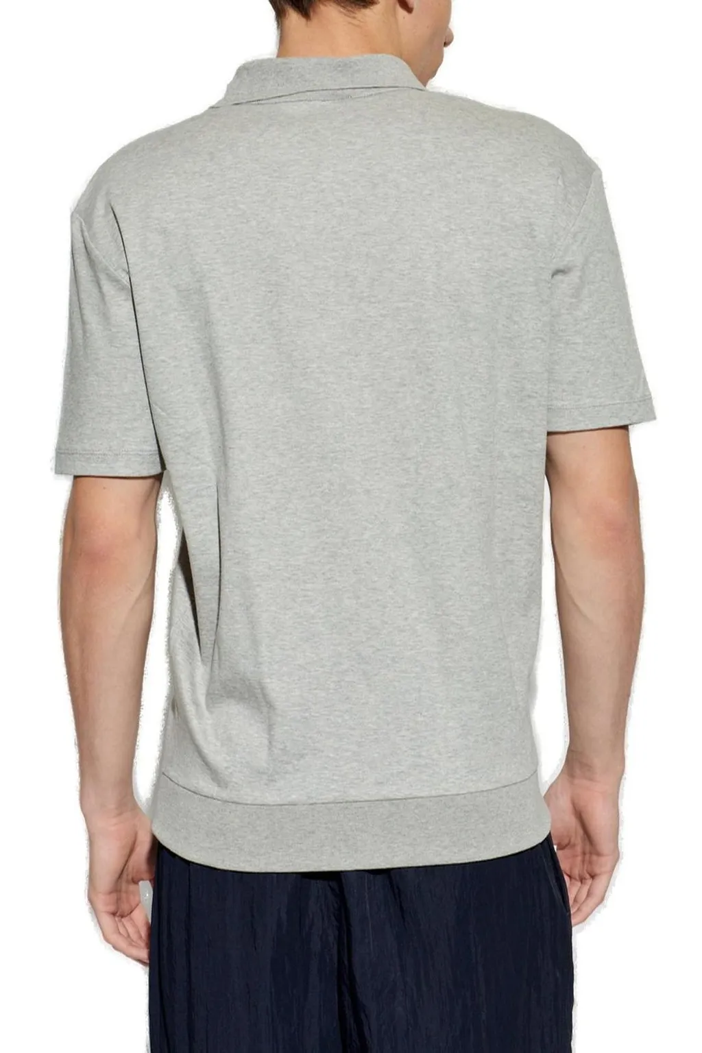 Giorgio Armani Logo Embroidered Polo Shirt