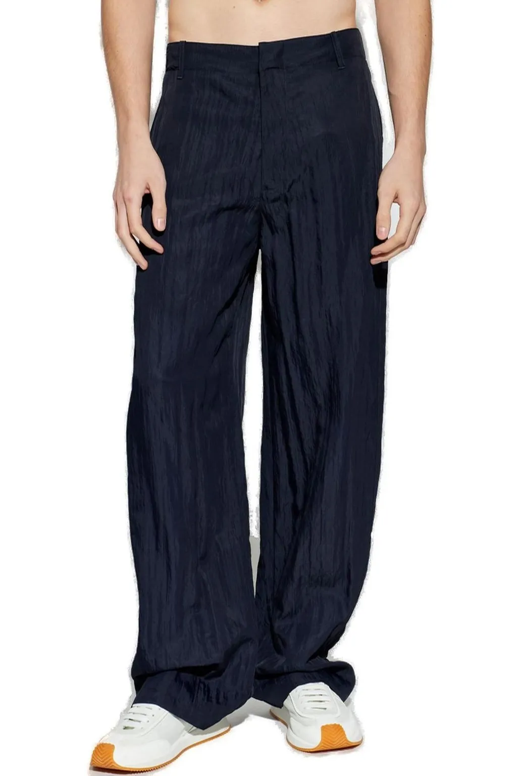 Giorgio Armani Crinkle Effect Trousers