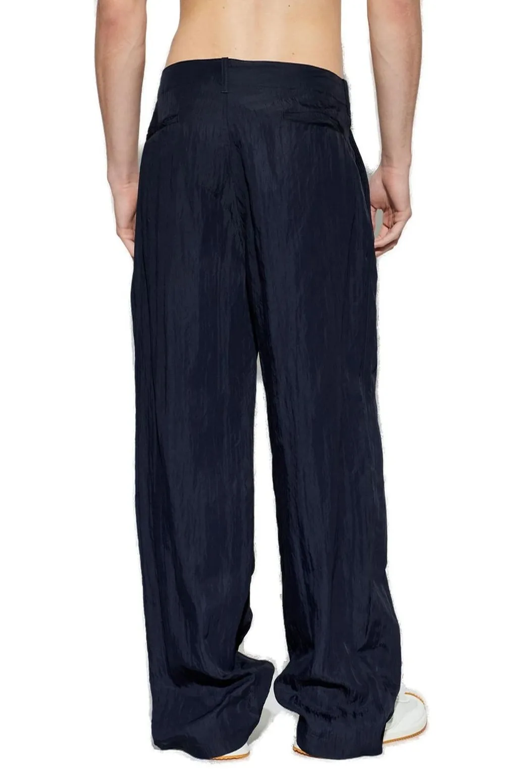Giorgio Armani Crinkle Effect Trousers