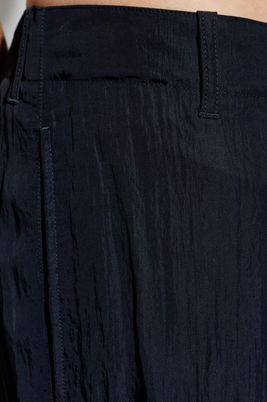Giorgio Armani Crinkle Effect Trousers