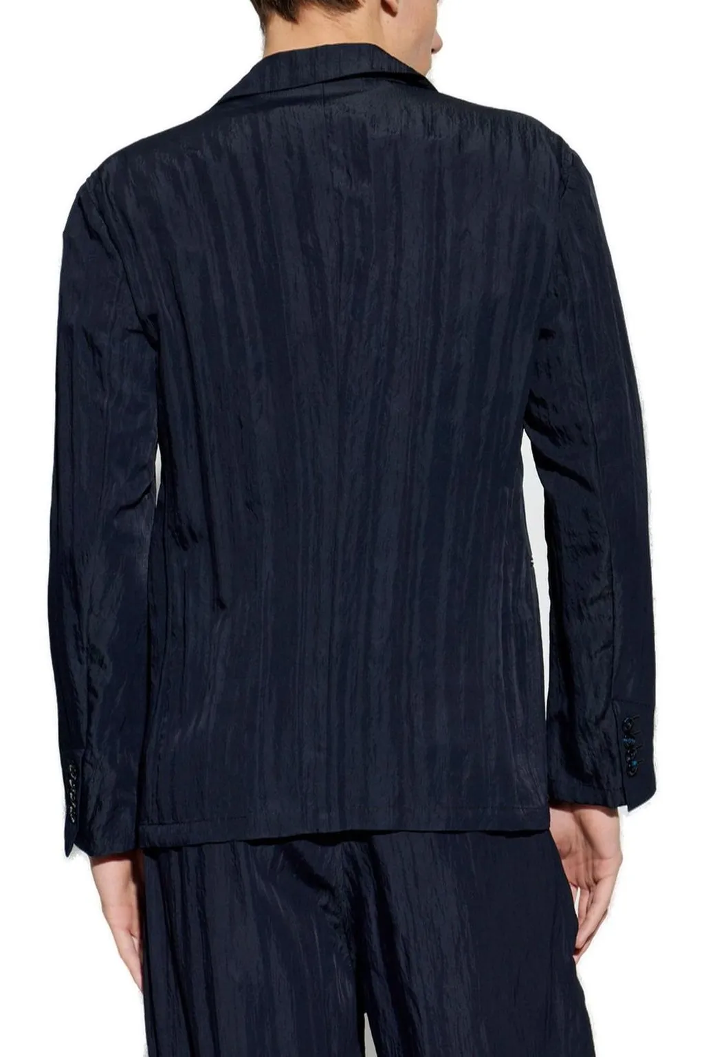 Giorgio Armani Crinkle Effect Blazer