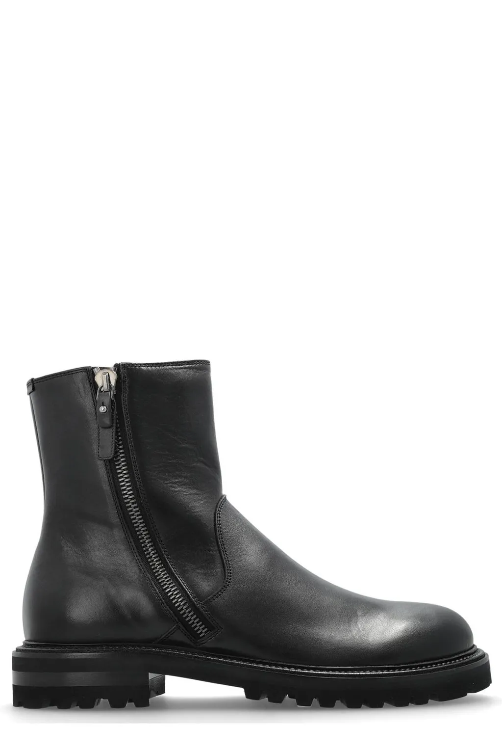Giorgio Armani Round-Toe Zipped Boots