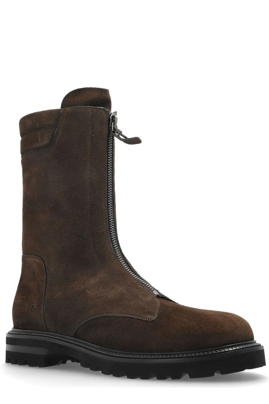 Giorgio Armani Front Zipped Boots